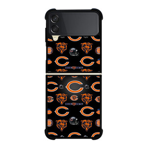 CHICAGO BEARS LOGO COLLAGE Samsung Galaxy Z FLip 3 5G Case Cover
