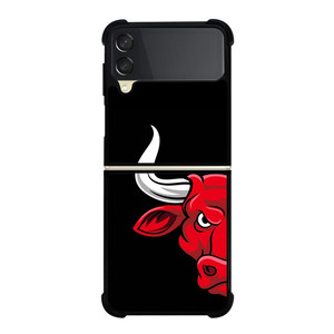 CHICAGO BULLS FACE LOGO Samsung Galaxy Z FLip 3 5G Case Cover CHICAGO BULLS FACE LOGO Samsung Galaxy Z FLip 3 5G Case Cover