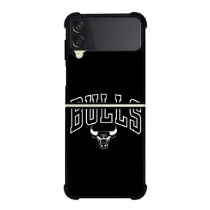CHICAGO BULLS LOGO BLACK Samsung Galaxy Z FLip 3 5G Case Cover CHICAGO BULLS LOGO BLACK Samsung Galaxy Z FLip 3 5G Case Cover