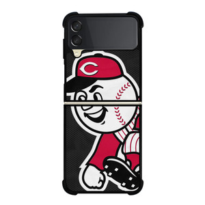 CINCINNATI REDS ICON Samsung Galaxy Z FLip 3 5G Case Cover CINCINNATI REDS ICON Samsung Galaxy Z FLip 3 5G Case Cover