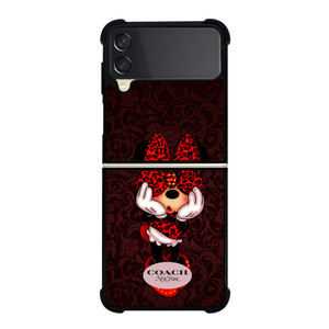 COACH MINNIE MOUSE NEW YORK Samsung Galaxy Z FLip 3 5G Case Cover
