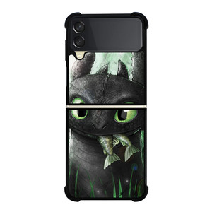 CUTE TOOTHLESS Samsung Galaxy Z FLip 3 5G Case Cover CUTE TOOTHLESS Samsung Galaxy Z FLip 3 5G Case Cover