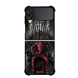 DEADPOOL THRONE MARVEL SUPERHERO Samsung Galaxy Z FLip 3 5G Case Cover DEADPOOL THRONE MARVEL SUPERHERO Samsung Galaxy Z FLip 3 5G Case Cover