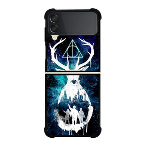 DEATHLY HALLOWS HARRY POTTER AQUARELL Samsung Galaxy Z FLip 3 5G Case Cover