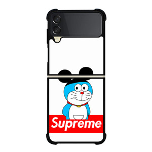 DORAEMON WITH MICKEY SUPREME Samsung Galaxy Z FLip 3 5G Case Cover DORAEMON WITH MICKEY SUPREME Samsung Galaxy Z FLip 3 5G Case Cover
