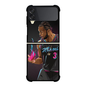 DWYANE WADE MIAMI HEAT ART Samsung Galaxy Z FLip 3 5G Case Cover DWYANE WADE MIAMI HEAT ART Samsung Galaxy Z FLip 3 5G Case Cover