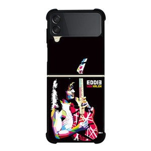 EDDIE VAN HALLEN POPART Samsung Galaxy Z FLip 3 5G Case Cover EDDIE VAN HALLEN POPART Samsung Galaxy Z FLip 3 5G Case Cover