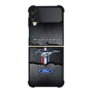 FORD MUSTANG METAL LOGO EMBLEM Samsung Galaxy Z FLip 3 5G Case Cover