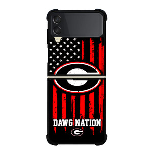 GEORGIA BULDOGS DAWG NATION Samsung Galaxy Z FLip 3 5G Case Cover