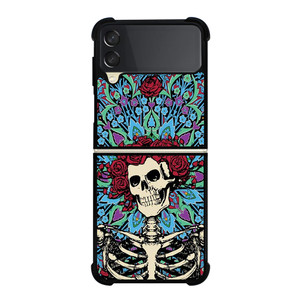GRATEFUL DEAD SKELETON AND ROSES Samsung Galaxy Z FLip 3 5G Case Cover