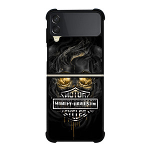 HARLEY DAVIDSON HOT SKULL Samsung Galaxy Z FLip 3 5G Case Cover