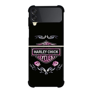 HARLEY DAVIDSON PINK LOGO Samsung Galaxy Z FLip 3 5G Case Cover
