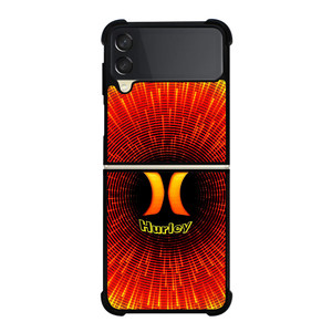 HURLEY ORANGE BLACK LOGO Samsung Galaxy Z FLip 3 5G Case Cover