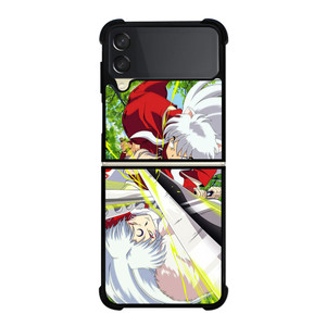 INUYASHA VS SESSHOMARU MANGA ANIME Samsung Galaxy Z FLip 3 5G Case Cover INUYASHA VS SESSHOMARU MANGA ANIME Samsung Galaxy Z FLip 3 5G Case Cover