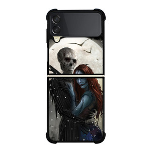 JACK AND SALLY NIGHTMARE BEFORE CHRISTMAS Samsung Galaxy Z FLip 3 5G Case Cover JACK AND SALLY NIGHTMARE BEFORE CHRISTMAS Samsung Galaxy Z FLip 3 5G Case Cover