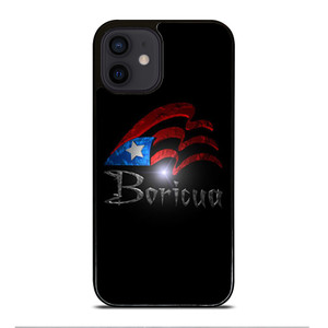 PUERTO RICO FLAG BORICUA iPhone 12 Mini Case PUERTO RICO FLAG BORICUA iPhone 12 Mini Case