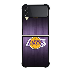 LA LAKERS WOOD DESIGN Samsung Galaxy Z FLip 3 5G Case Cover LA LAKERS WOOD DESIGN Samsung Galaxy Z FLip 3 5G Case Cover