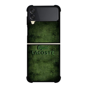 LACOSTE LOGO EMBOSSED LEATHER Samsung Galaxy Z FLip 3 5G Case Cover LACOSTE LOGO EMBOSSED LEATHER Samsung Galaxy Z FLip 3 5G Case Cover
