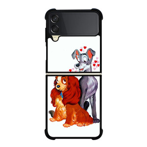 LADY AND THE TRAMP DISNEY CARTOON PAINTING Samsung Galaxy Z FLip 3 5G Case Cover LADY AND THE TRAMP DISNEY CARTOON PAINTING Samsung Galaxy Z FLip 3 5G Case Cover