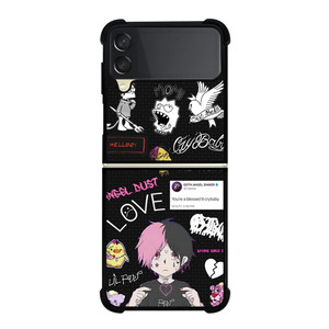 LIL PEEP STICKER COLLECTION Samsung Galaxy Z FLip 3 5G Case Cover