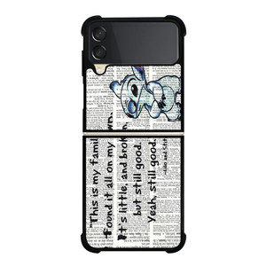 LILO AND STITCH QUOTES Disney Samsung Galaxy Z FLip 3 5G Case Cover