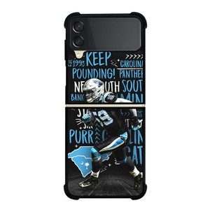 LUKE KUECHLY CAROLINA PANTHERS Samsung Galaxy Z FLip 3 5G Case Cover