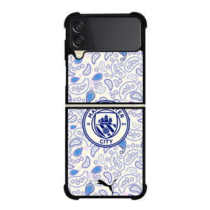 MANCHESTER CITY LOGO THIRD KIT Samsung Galaxy Z FLip 3 5G Case Cover