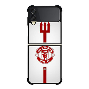MANCHESTER UNITED FC TRIDENT Samsung Galaxy Z FLip 3 5G Case Cover