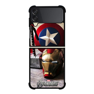 MARVEL AVENGER TEAM CAPTAIN AMERICA IRONMAN THOR Samsung Galaxy Z FLip 3 5G Case Cover MARVEL AVENGER TEAM CAPTAIN AMERICA IRONMAN THOR Samsung Galaxy Z FLip 3 5G Case Cover