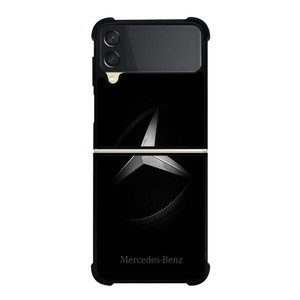 MERCEDES BENZ SIMPLE ELEGANT LOGO BLACK Samsung Galaxy Z FLip 3 5G Case Cover