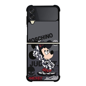 MICKEY MOUSE CAMO X MOSCHINO X STUSSY Samsung Galaxy Z FLip 3 5G Case Cover