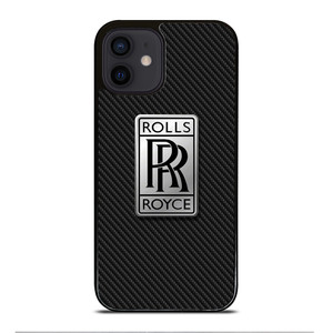 ROLLS ROYCE LOGO CARBON iPhone 12 Mini Case ROLLS ROYCE LOGO CARBON iPhone 12 Mini Case