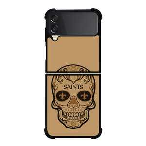NEW ORLEANS SAINTS SKULL Samsung Galaxy Z FLip 3 5G Case Cover