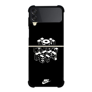 NIKE LOGO YOU KNOW BETTER Samsung Galaxy Z FLip 3 5G Case Cover