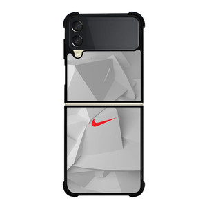 NIKE POLYGONAL TEXTURE Samsung Galaxy Z FLip 3 5G Case Cover NIKE POLYGONAL TEXTURE Samsung Galaxy Z FLip 3 5G Case Cover