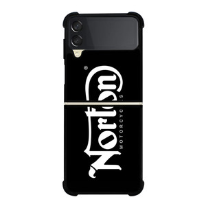 NORTON MOTORCYCLES LOGO Samsung Galaxy Z FLip 3 5G Case Cover NORTON MOTORCYCLES LOGO Samsung Galaxy Z FLip 3 5G Case Cover