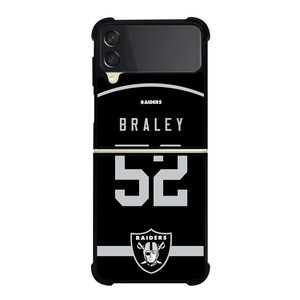 OAKLAND RAIDERS BRALEY Samsung Galaxy Z FLip 3 5G Case Cover
