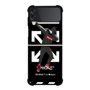 OFF WHITE X DAB SUPREME ILLUSTRATION Samsung Galaxy Z FLip 3 5G Case Cover OFF WHITE X DAB SUPREME ILLUSTRATION Samsung Galaxy Z FLip 3 5G Case Cover