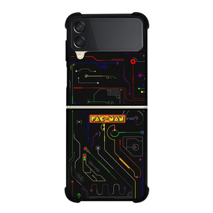 PAC MAN CIRCUIT ENGINE Samsung Galaxy Z FLip 3 5G Case Cover