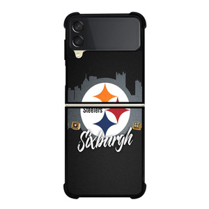 PITTSBURGH STEELERS LOGO NFL Samsung Galaxy Z FLip 3 5G Case Cover PITTSBURGH STEELERS LOGO NFL Samsung Galaxy Z FLip 3 5G Case Cover