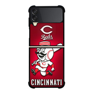 REDS CINCINNATI LOGO ICON Samsung Galaxy Z FLip 3 5G Case Cover REDS CINCINNATI LOGO ICON Samsung Galaxy Z FLip 3 5G Case Cover