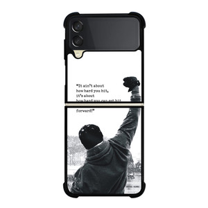 ROCKY MOTIVATIONAL QUOTES Samsung Galaxy Z FLip 3 5G Case Cover ROCKY MOTIVATIONAL QUOTES Samsung Galaxy Z FLip 3 5G Case Cover