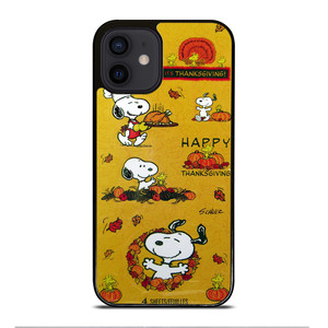 SNOOPY THE PEANUTS THANKSGIVING iPhone 12 Mini Case
