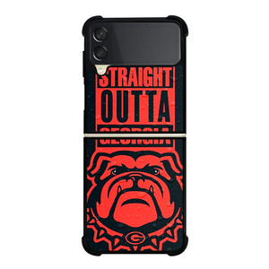 STRAIGHT OUTTA GEORGIA BULLDOGS DAWGS Samsung Galaxy Z FLip 3 5G Case Cover