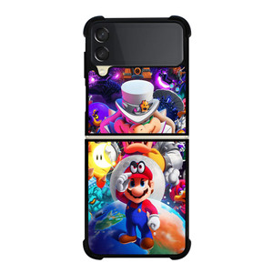 SUPER MARIO ODYSSEY GAME NINTENDO Samsung Galaxy Z FLip 3 5G Case Cover SUPER MARIO ODYSSEY GAME NINTENDO Samsung Galaxy Z FLip 3 5G Case Cover