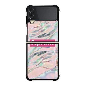 SUPREME PINK Samsung Galaxy Z FLip 3 5G Case Cover SUPREME PINK Samsung Galaxy Z FLip 3 5G Case Cover