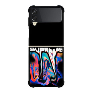SUPREME RAINBOW MELT EFFECT Samsung Galaxy Z FLip 3 5G Case Cover SUPREME RAINBOW MELT EFFECT Samsung Galaxy Z FLip 3 5G Case Cover