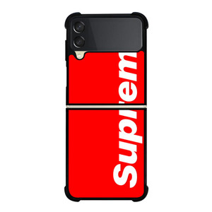 SUPREME RED LOGO Samsung Galaxy Z FLip 3 5G Case Cover SUPREME RED LOGO Samsung Galaxy Z FLip 3 5G Case Cover