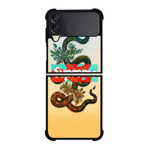 SUPREME THE SNAKE Samsung Galaxy Z FLip 3 5G Case Cover SUPREME THE SNAKE Samsung Galaxy Z FLip 3 5G Case Cover