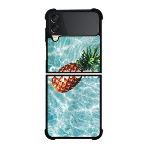 SUPREME X PINEAPPLE Samsung Galaxy Z FLip 3 5G Case Cover SUPREME X PINEAPPLE Samsung Galaxy Z FLip 3 5G Case Cover